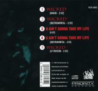 Ice Cube - 1992 - Wicked / U Ain't Gonna Take My Life (Back Cover)