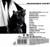 Jay-Z - 1996 - Reasonable Doubt (Back Cover)