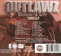 Outlawz - 2005 - Outlaw 4 Life 2005 A.P. (Back Cover)