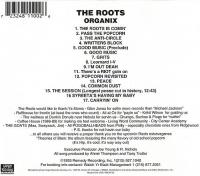 The Roots - 1993 - Organix (Back Cover)
