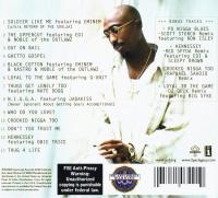 2Pac - 2004 - Loyal To The Game (Back Cover)