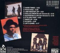 Run-DMC - 1984 - The First Album (Run DMC) (Back Cover)