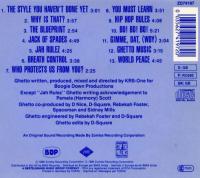 Boogie Down Productions - 1989 - Ghetto Music: The Blueprint Of Hip Hop (Back Cover)