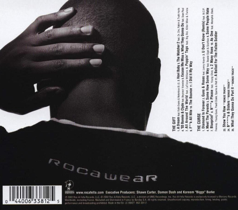 Jay-Z - 2002 - The Blueprint 2: (The Gift & The Curse) (Back Cover) .