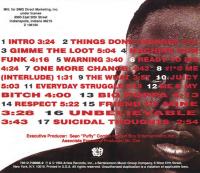The Notorious B.I.G. - 1994 - Ready To Die (Back Cover)