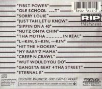 Eazy-E - 1996 - Str8 Off Tha Streetz Of Muthaphukkin Compton (Back Cover)