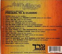 Slum Village - 2005 - Prequel To A Classic (Mixtape) (Back Cover)