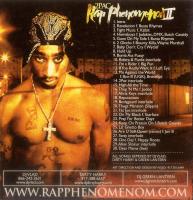 2Pac - 2003 - Rap Phenomenon II (Back Cover)