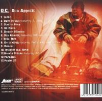 O.C. - 2001 - Bon Appetit (Back Cover)