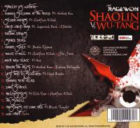 Raekwon - 2011 - Shaolin Vs. Wu-Tang (Back Cover)