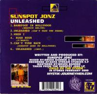 Sunspot Jonz - 2000 - Unleashed (Back Cover)