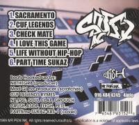 The Cuf - 1999 - I Love This Game (Back Cover)