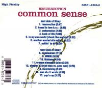 Common - 1994 - Resurrection (Back Cover)