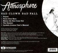 Atmosphere - 2007 - Sad Clown Bad Fall #10 (Back Cover)