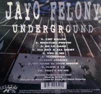 Jayo Felony - 1999 - Underground (Back Cover)
