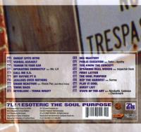 7L & Esoteric - 2001 - The Soul Purpose (Back Cover)