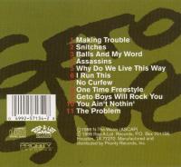 Geto Boys - 1988 - Making Trouble (Back Cover)
