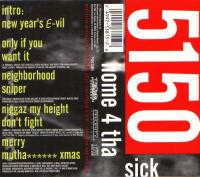 Eazy-E - 1992 - 5150 Home 4 Tha Sick (Back Cover)