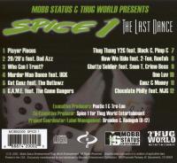 Spice 1 - 2000 - The Last Dance (Back Cover)