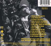 Ice-T - 1989 - The Iceberg / Freedom Of Speech... Just Watch What You Say (Back Cover)