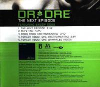 Dr. Dre - 2000 - The Next Episode (Back Cover)