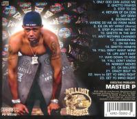 Master P - 1999 - Only God Can Judge Me (Back Cover)