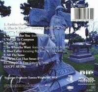 MC Ren - 1998 - Ruthless For Life (Back Cover)