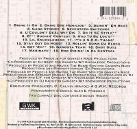 South Central Cartel - 1994 - 'N Gatz We Truss (Back Cover)